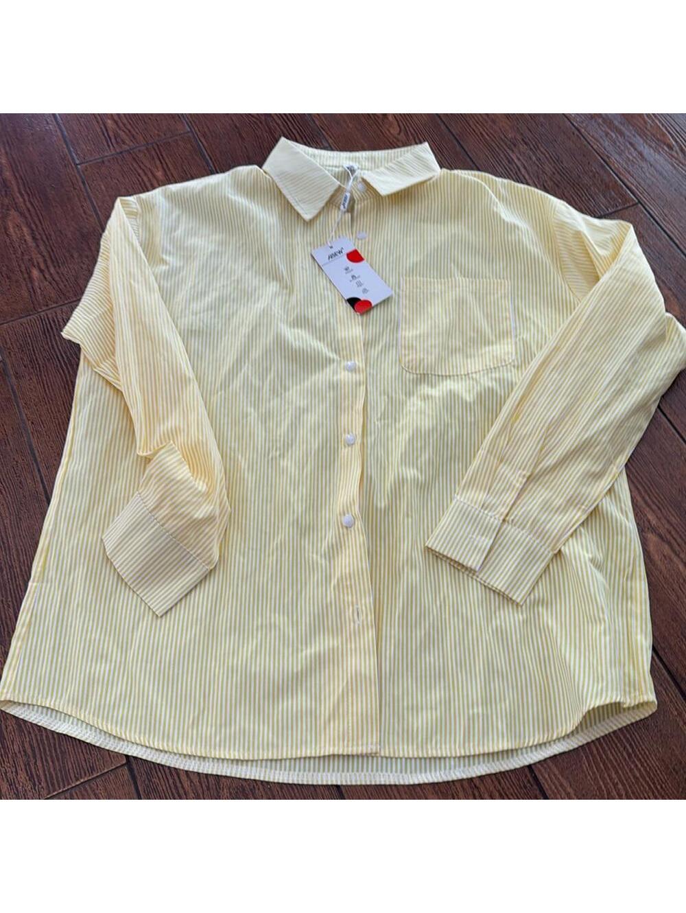 ASEW STRIPE BUTTON DOWN size medium nwt